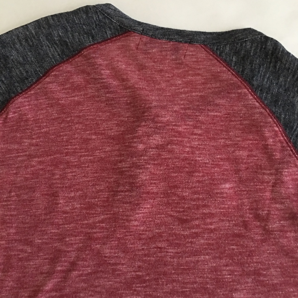 Original Penguin Color Block Slub Raglan Henley - Picture 4 of 6